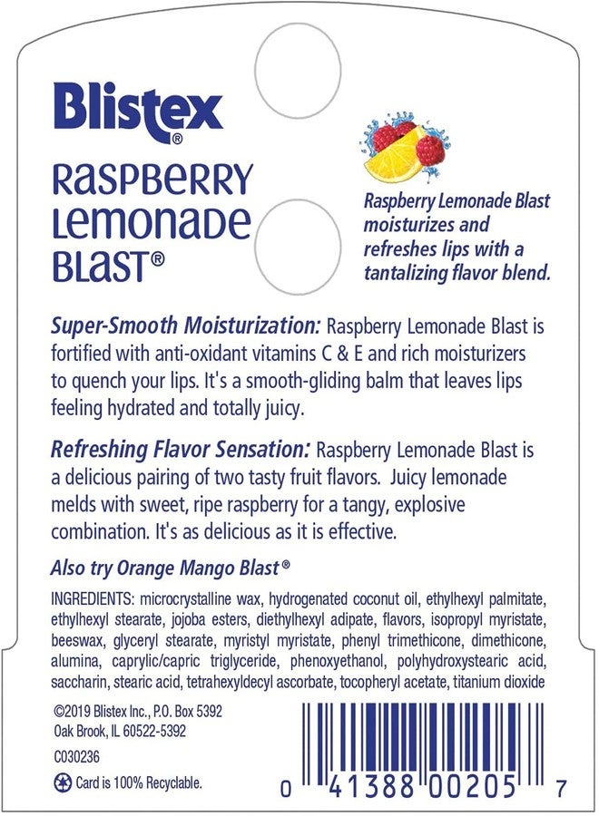 Blistex Lip Protectant (Raspberry Lemonade Blast) (0.15 oz) (6 Pack) - Image 4